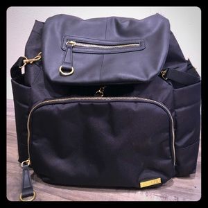 Skip Hop Chelsea downtown chic black diaper bag